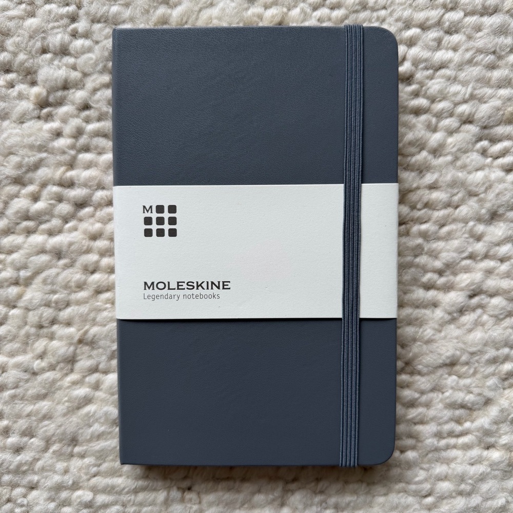 [NWT] Moleskine Grey Classic Hard Cover Notebook